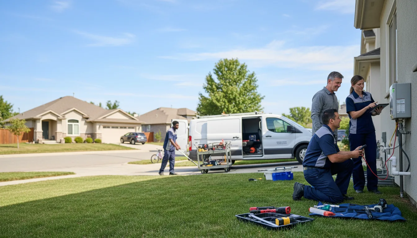 Tankless water heater service in Colony, KS